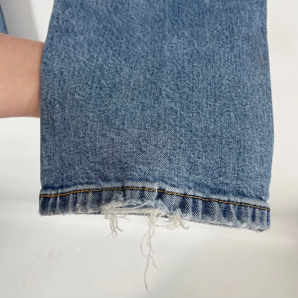 Levi's 505‎ Regular Fit Jeans Mens W34 L32 Light Wash Denim Pants
